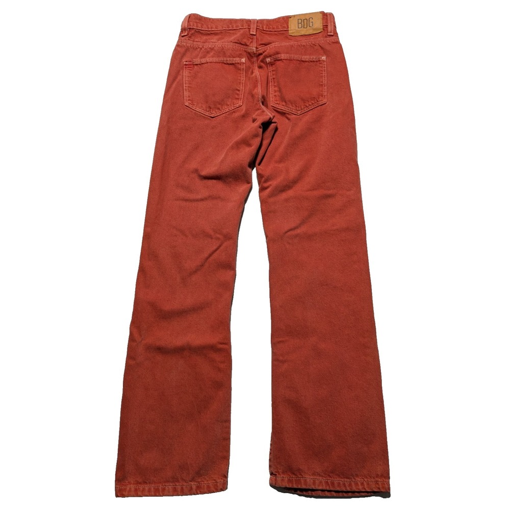 BDG URBAN OUTFITTERS SPLIT HEM JEAN Size 25 Burnt Orange Denim Jeans